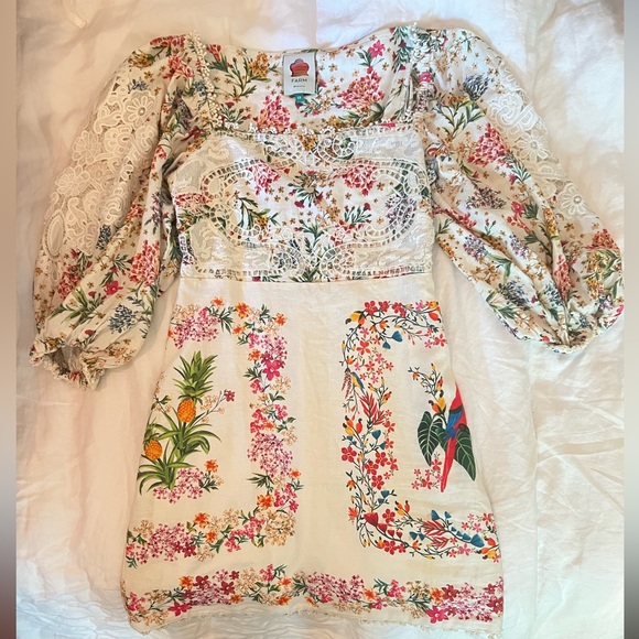 FARM Rio Floral Mini Dress - Picture 7 of 8